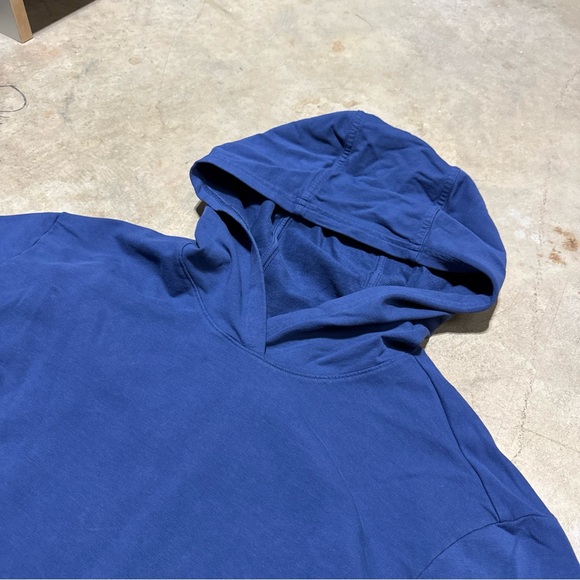 Rhone Mens Large Bolinas Beach Hoodie Pullover Blue Athleisure Workout - Picture 2 of 10
